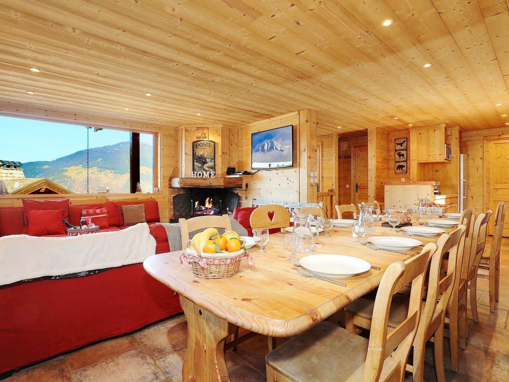 Chalet De Luxe 8 Avec Sauna Et Parking A La Tania - Fr-1-575-232
