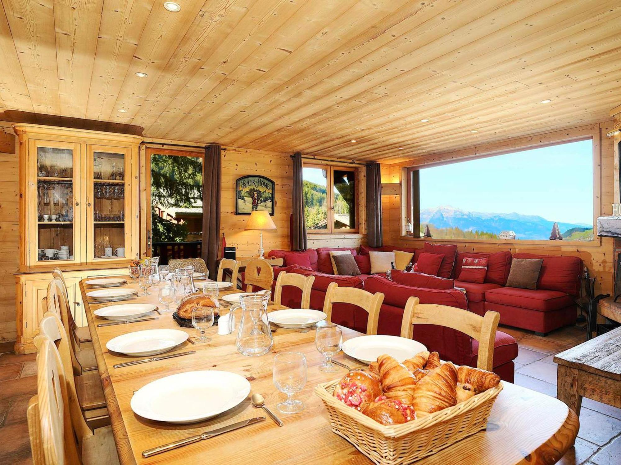 De Luxe 8 Avec Sauna Et Parking A La Tania - Fr-1-575-232 Chalet